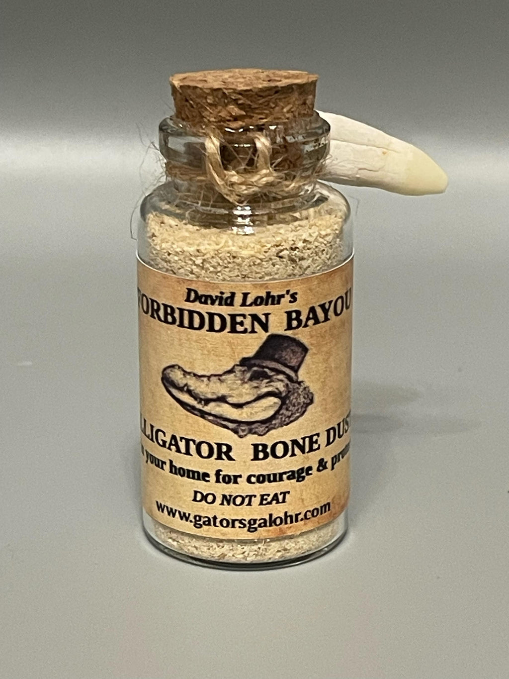 ALLIGATOR BONE DUST – Voodoo, Hoodoo, Wicca, Gothic, Oddity