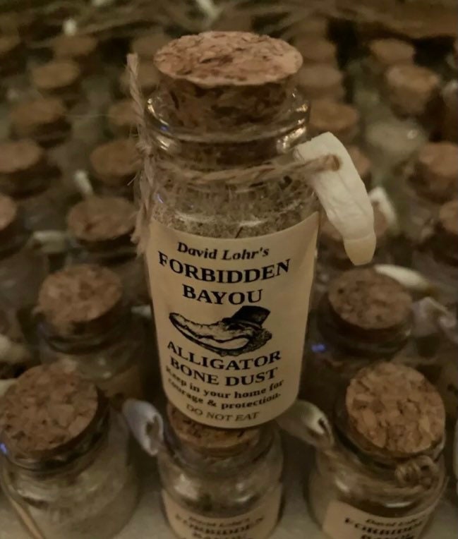 10 Bottles Of ALLIGATOR BONE DUST – Voodoo, Hoodoo, Wicca, Gothic, Oddity
